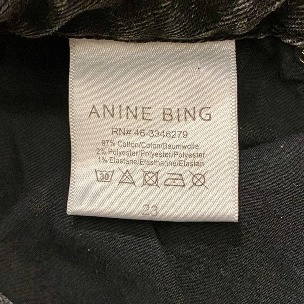 Anine Bing Frida Retro Off Duty High Rise Ankle Jean RosieHW Britishcore Edgy 23